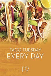 Taco Tuesday Every Day: Seafood, Vegetarian, Vegan, and Dessert Taco Recipes by P-9 LLC