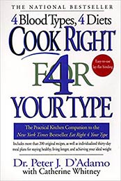 Cook Right 4 Your Type by Peter J. D'Adamo, Catherine Whitney [EPUB: 0399144374]