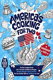 America's Cooking for Two Cookbook 2021 by The Kookerz