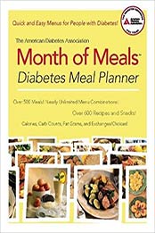 The American Diabetes Association Month of Meals Diabetes Meal Planner by American Diabetes Association [EPUB:1580403360 ]