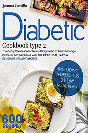 Diabetic Cookbook Type 2 by Joanna Castillo [EPUB: B095CP678Q]