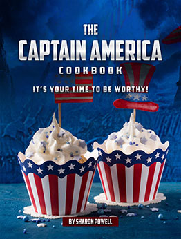 The Captain America Cookbook by Sharon Powell