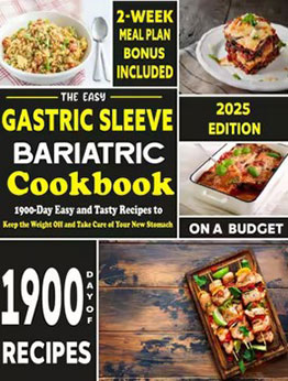 The Easy Gastric Sleeve Bariatric Cookbook by MD ZIHAD KABIR