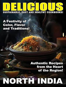 Delicious North Indian Sustainable easy and healthy cookbooks by kimkamita